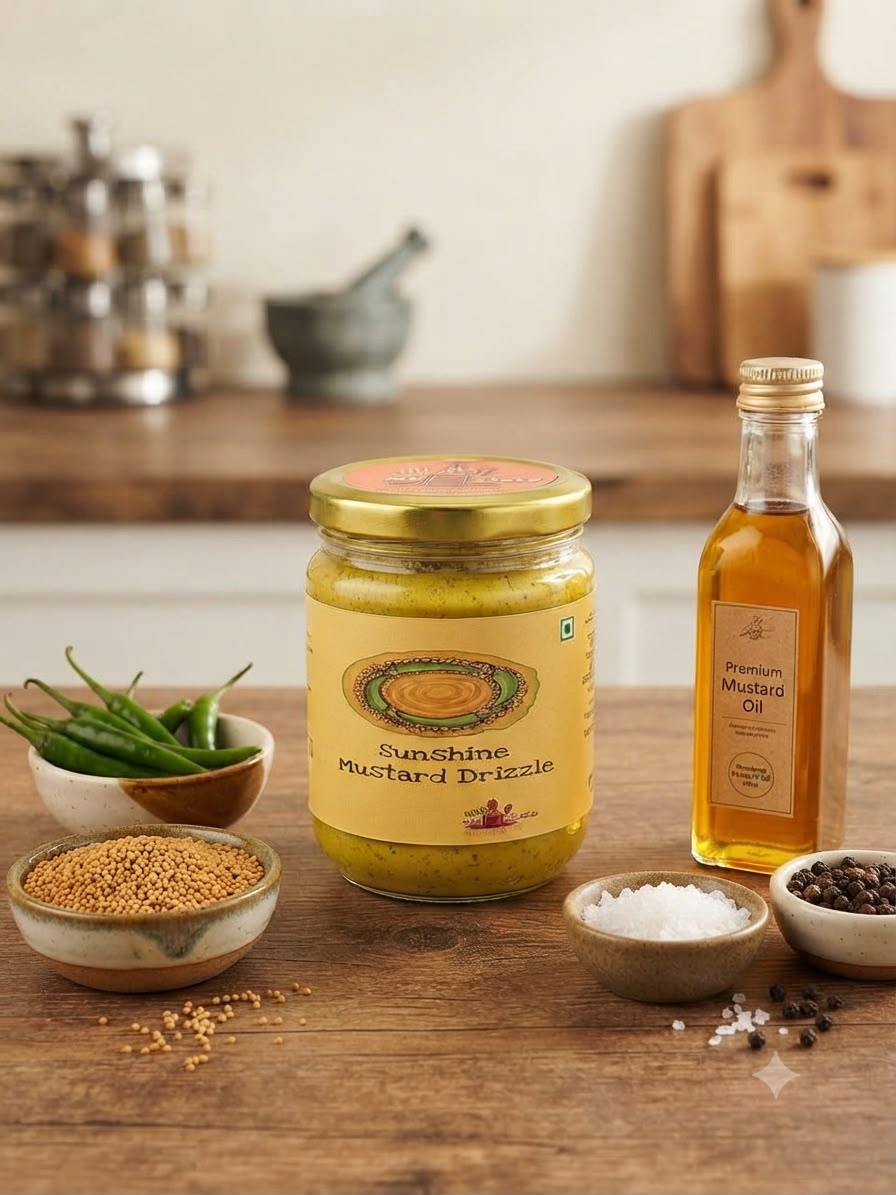 Sunshine Mustard Drizzle sauce