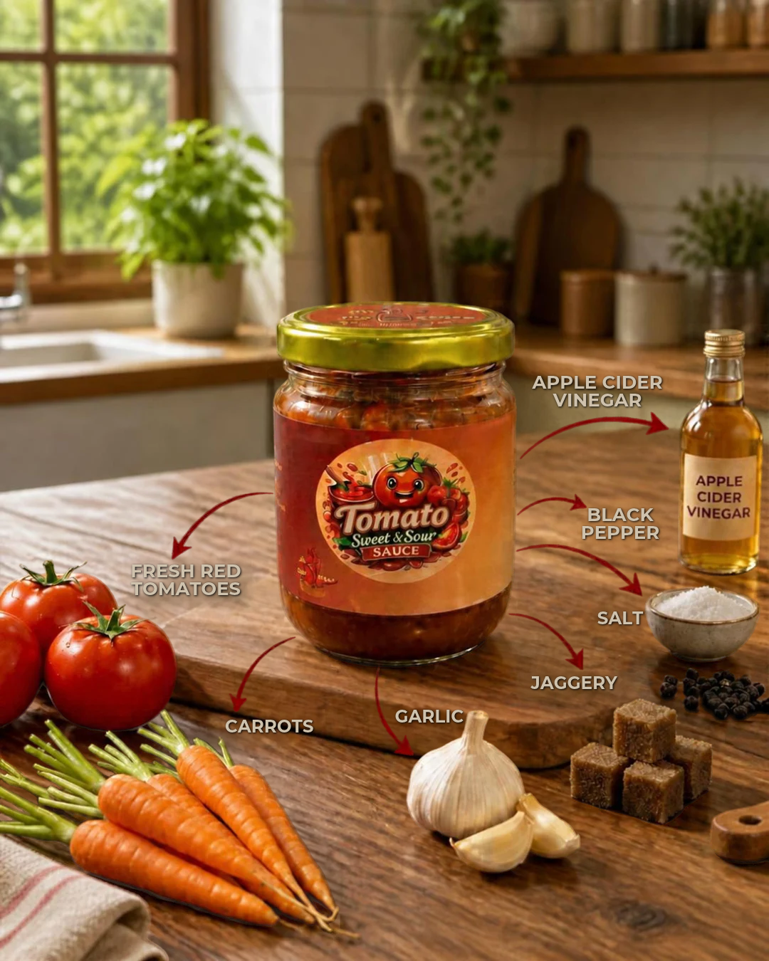 Sweet and Sour Tomato Sauce